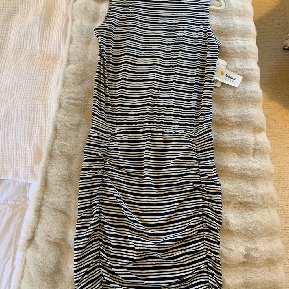 Athleta XS Tulip Stripe Dress